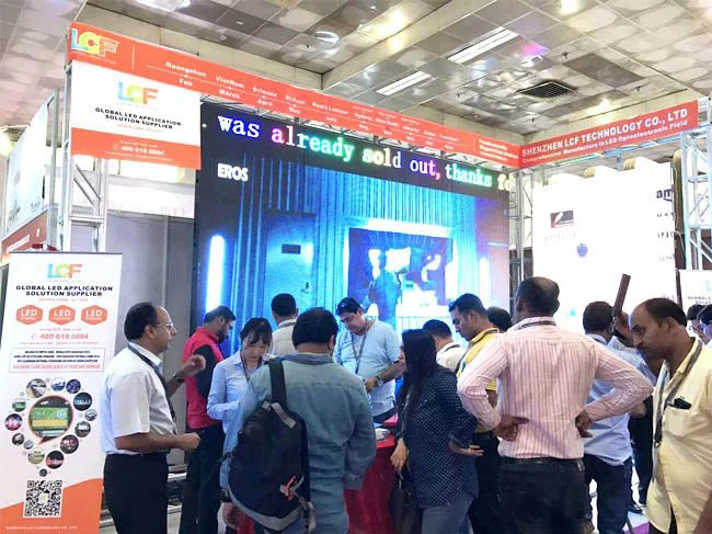 2016年印度新德里广告展多宝电竞展会现场