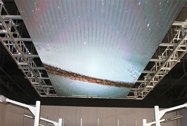 旭生文化艺术馆多宝电竞LED全彩显示屏展示