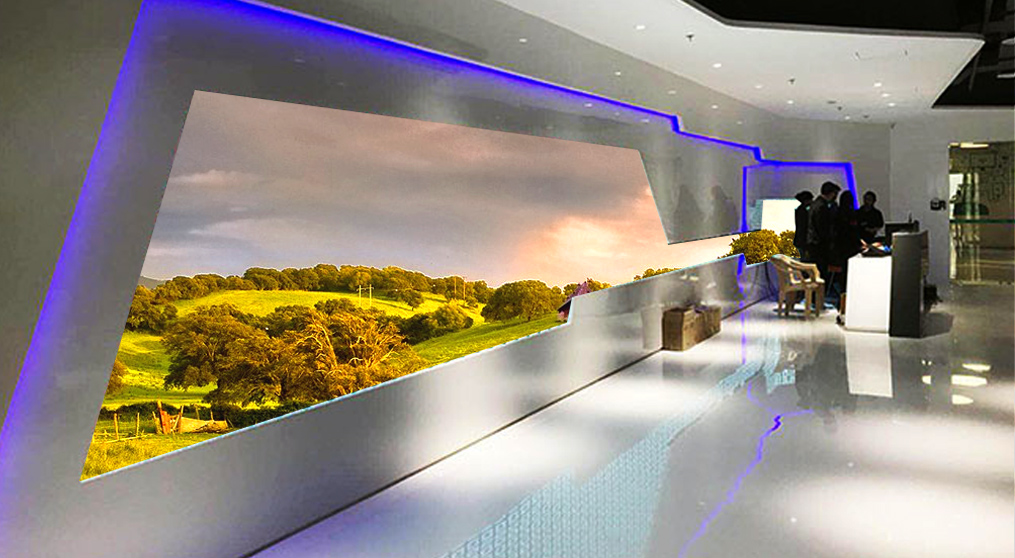 多宝电竞LED异形屏走进OPPO印度总部