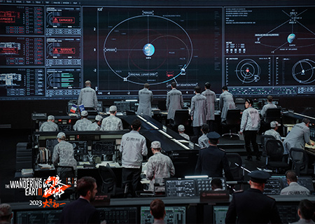 多宝电竞LED显示屏在电影《流浪地球2》中大放异彩