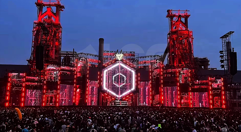 百威风暴电音节LED显示屏 百威风暴电音节LED显示屏
